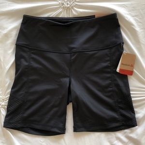 Reebok women’s fitted high rise training shorts